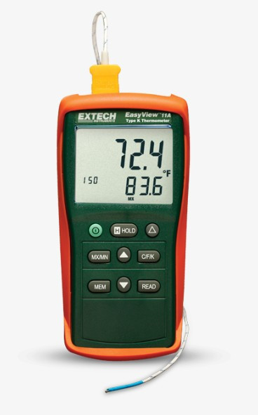 Extech Temperatuurmeter Contact Thermometer type K