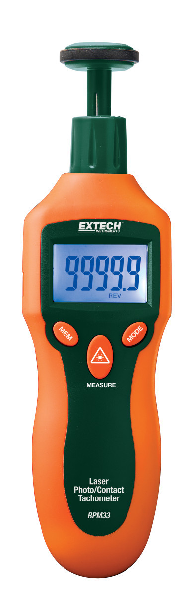 Extech Toerentalmeter Mini Laser foto/contact tachometer