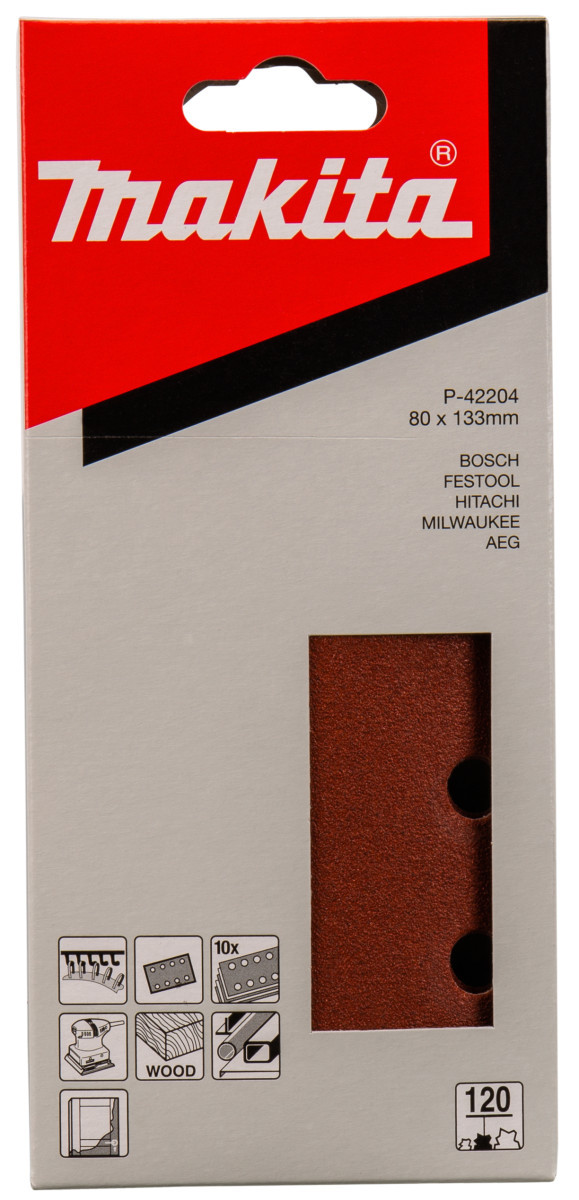 Fabory Schuurvel 80x133mm a120 velcro