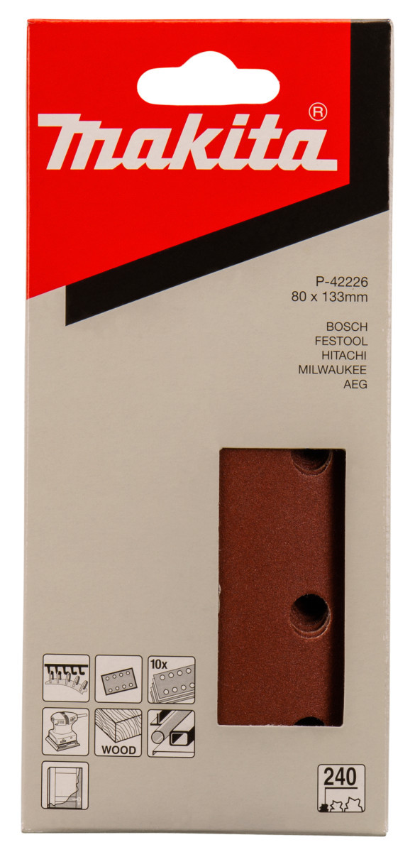 Fabory Schuurvel 80x133mm a240 velcro