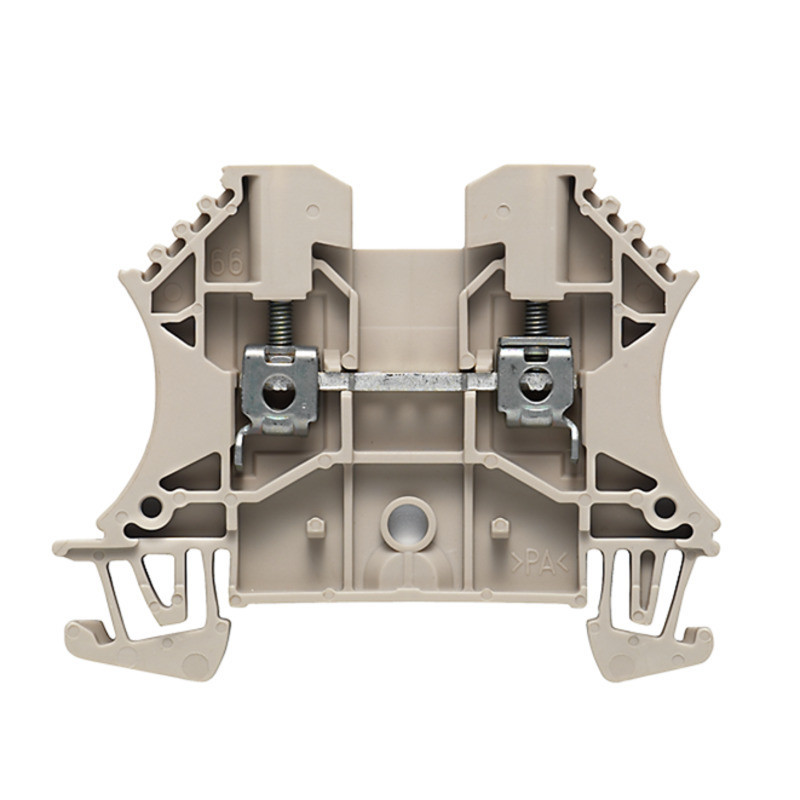 Weidmuller W-Series Feed-Through terminal block, screw connection, dark beige, 2.5 MM², 32