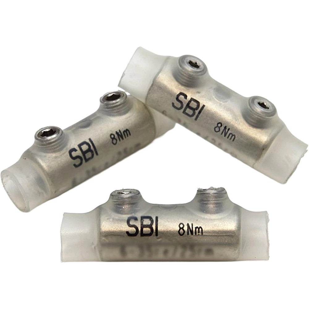 Filoform Geisoleerde verbinder 6-25MM2 met M8 inbus schroeven.