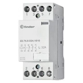 Finder Magneetschakelaar 4M 32a 24vuc
