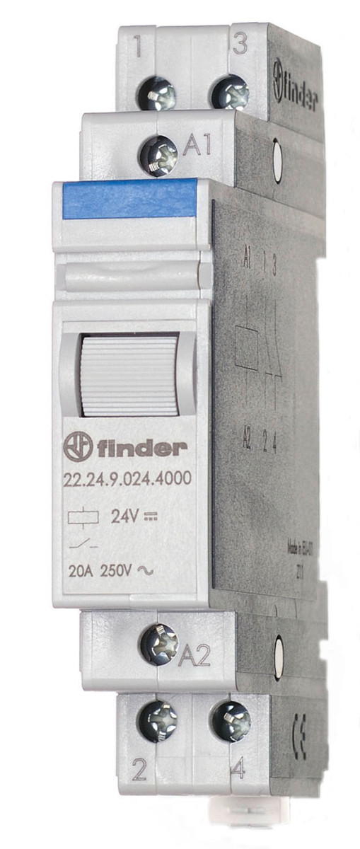 Finder 22 Fin Relais 2V 20a 12vac