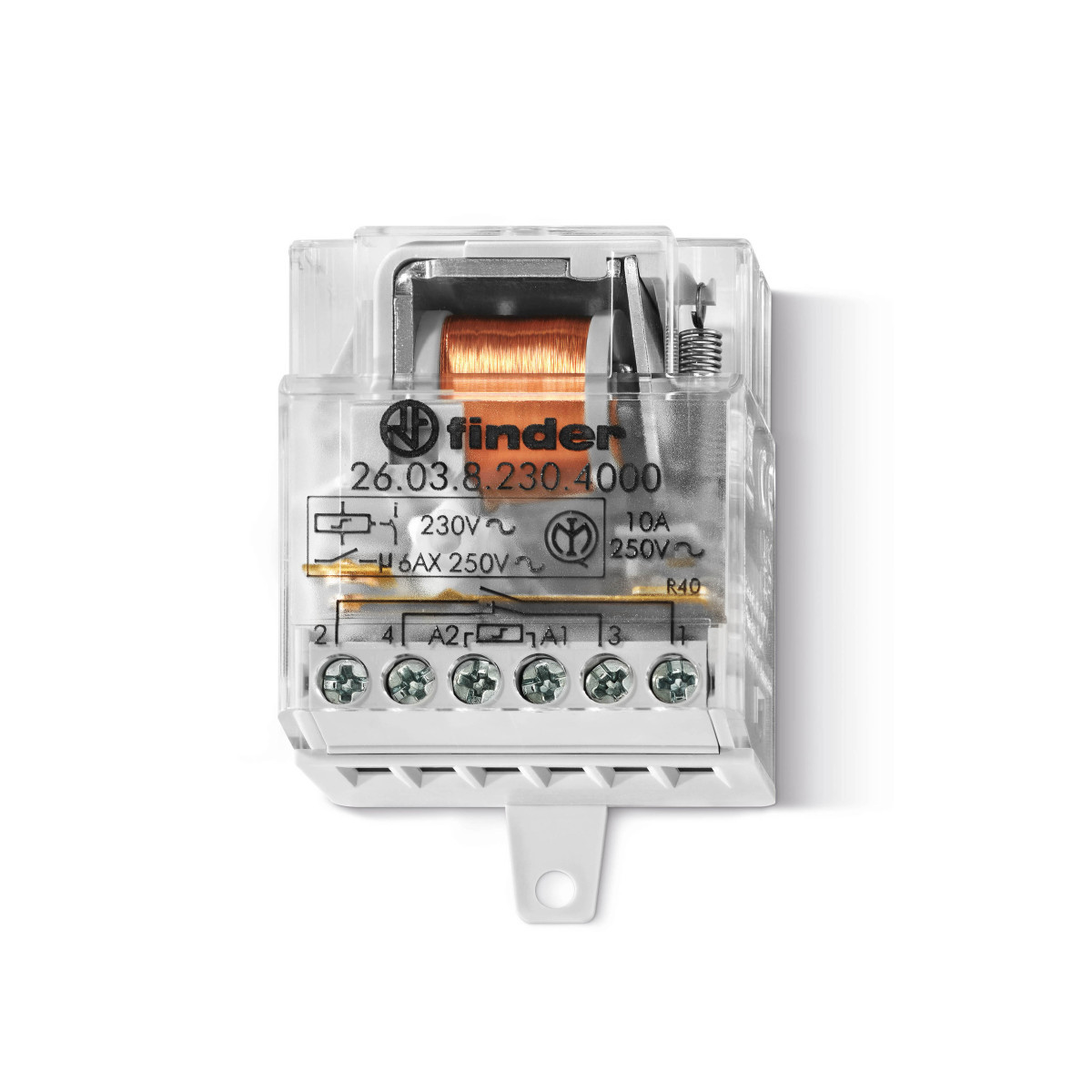 Finder 26 Fin Impulsrelais 1M+1V 10a 12vac