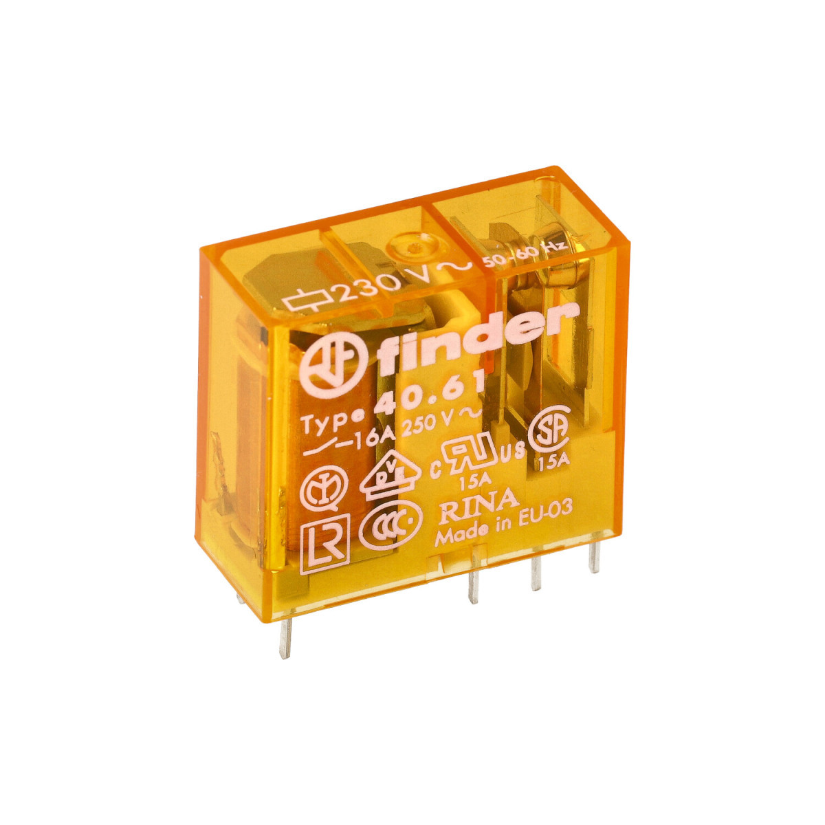 Finder 40 Fin Relais 1W 16a 230vac