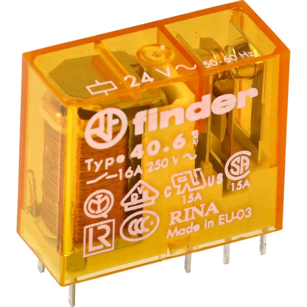 Finder 40 Fin Relais 1W 16a 24vac