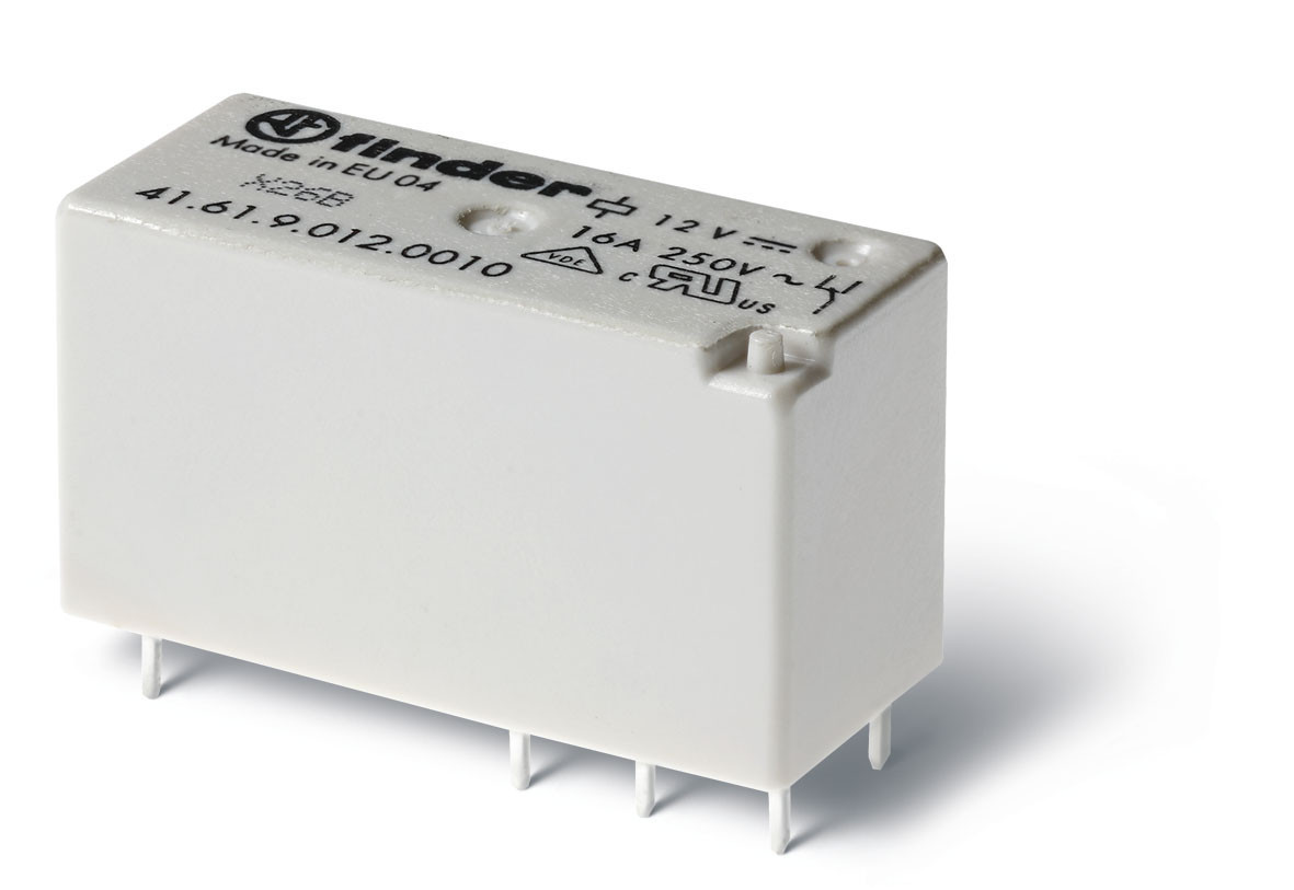 Finder 41 Fin Relais 1W 16a 12VDC