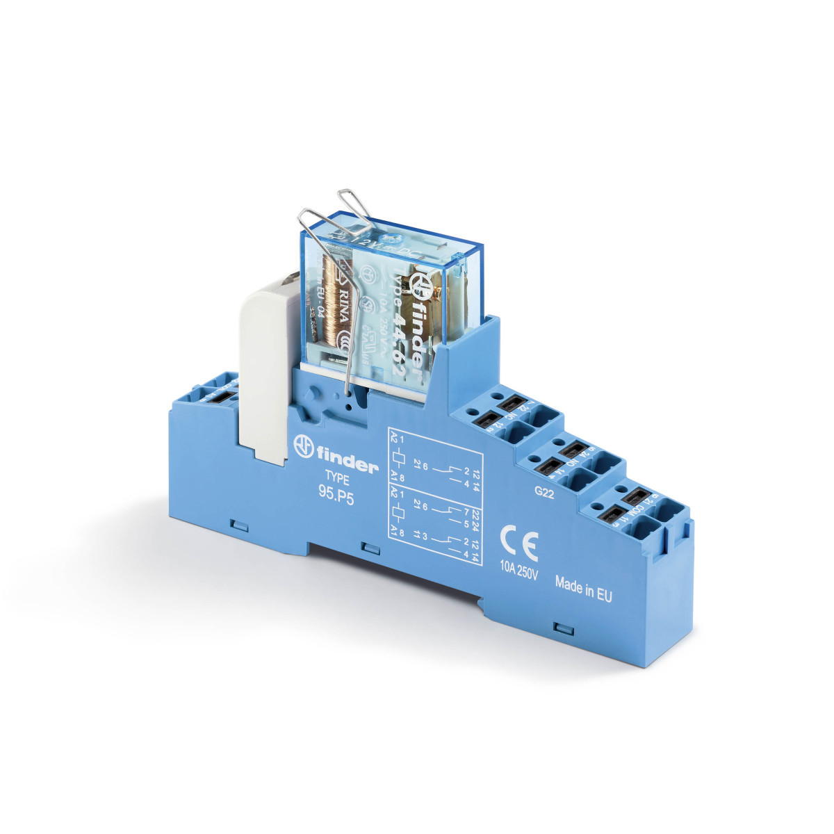 Finder 48 Fin Interf.relais 2W 10a 24VDC S.