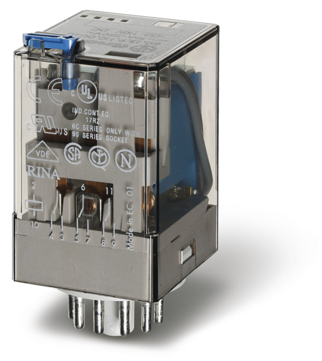 Finder 60 Fin Relais 3W 10a 24vac