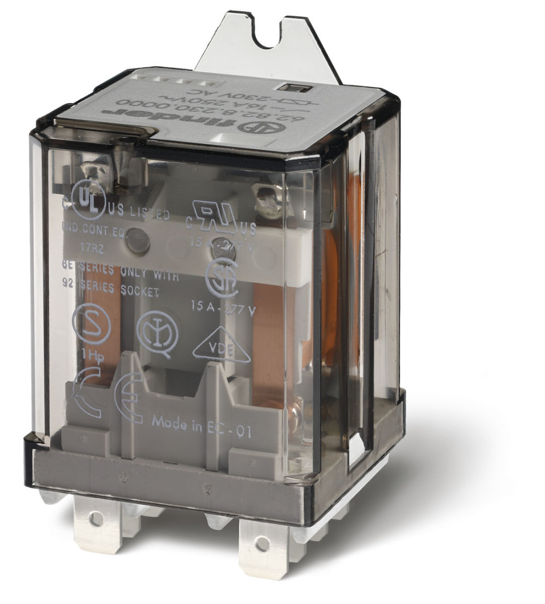 Finder 62 Fin Relais 16a 12VDC