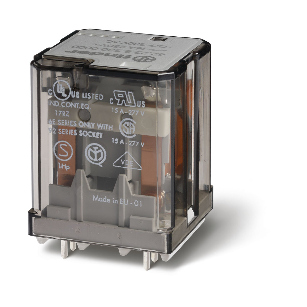 Finder 62 Fin Relais 2W 16a 12VDC