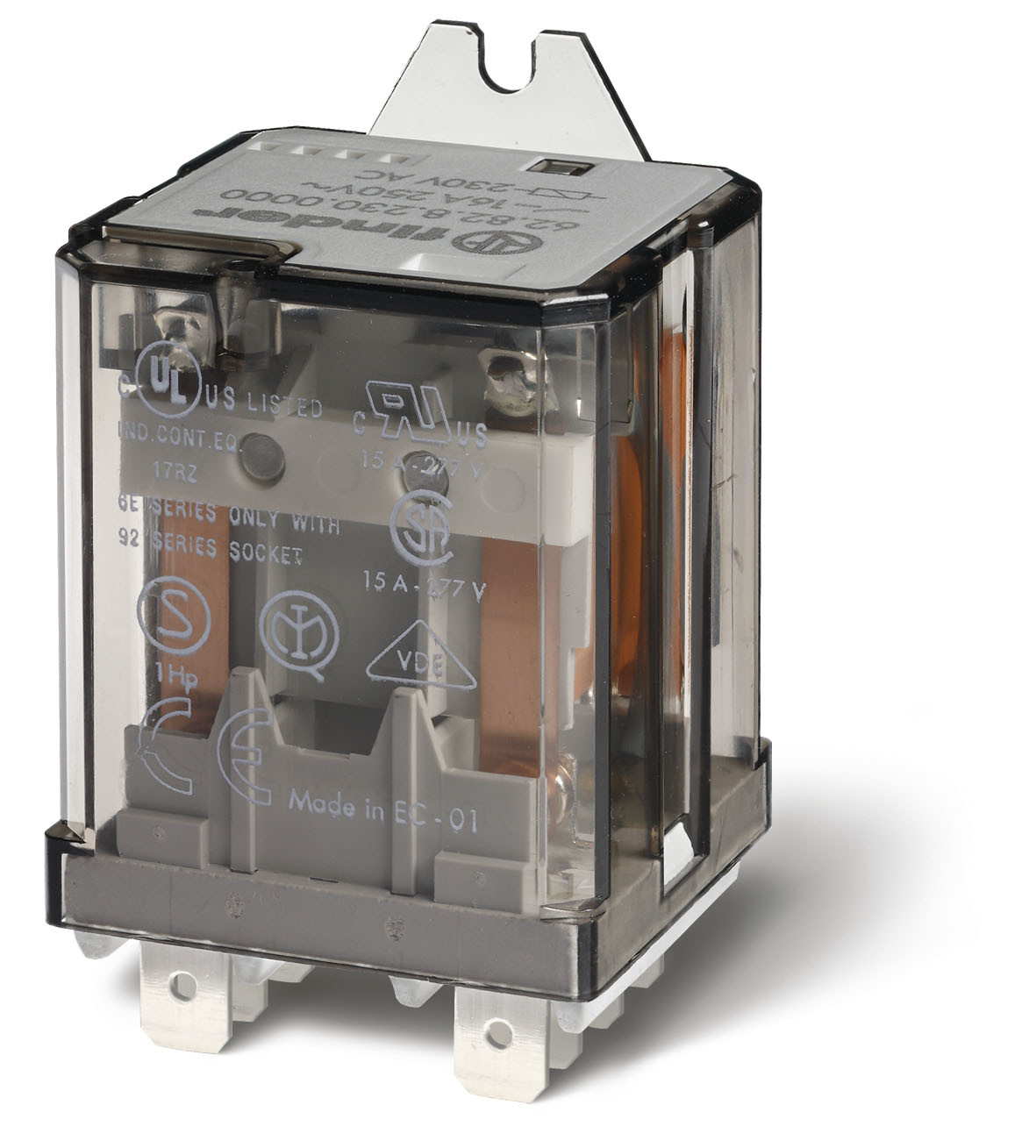 Finder 62 Fin Relais 2W 16a 230vac