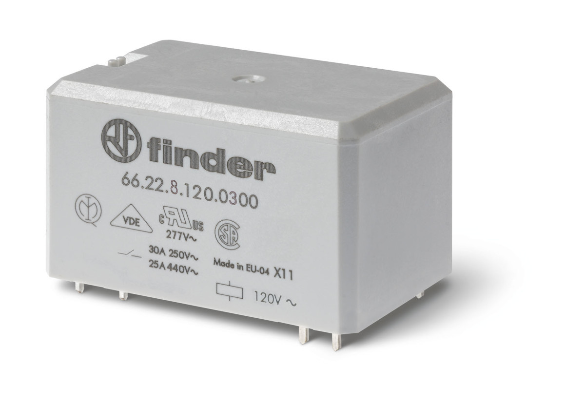 Finder 66 Fin Relais 2M 30a 24VDC