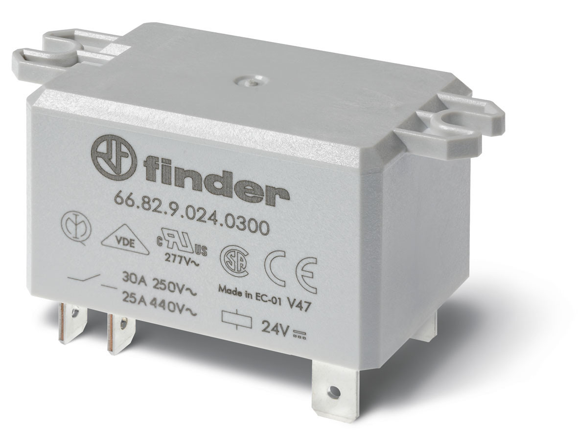 Finder 66 Fin Relais 2M 30a 24VDC