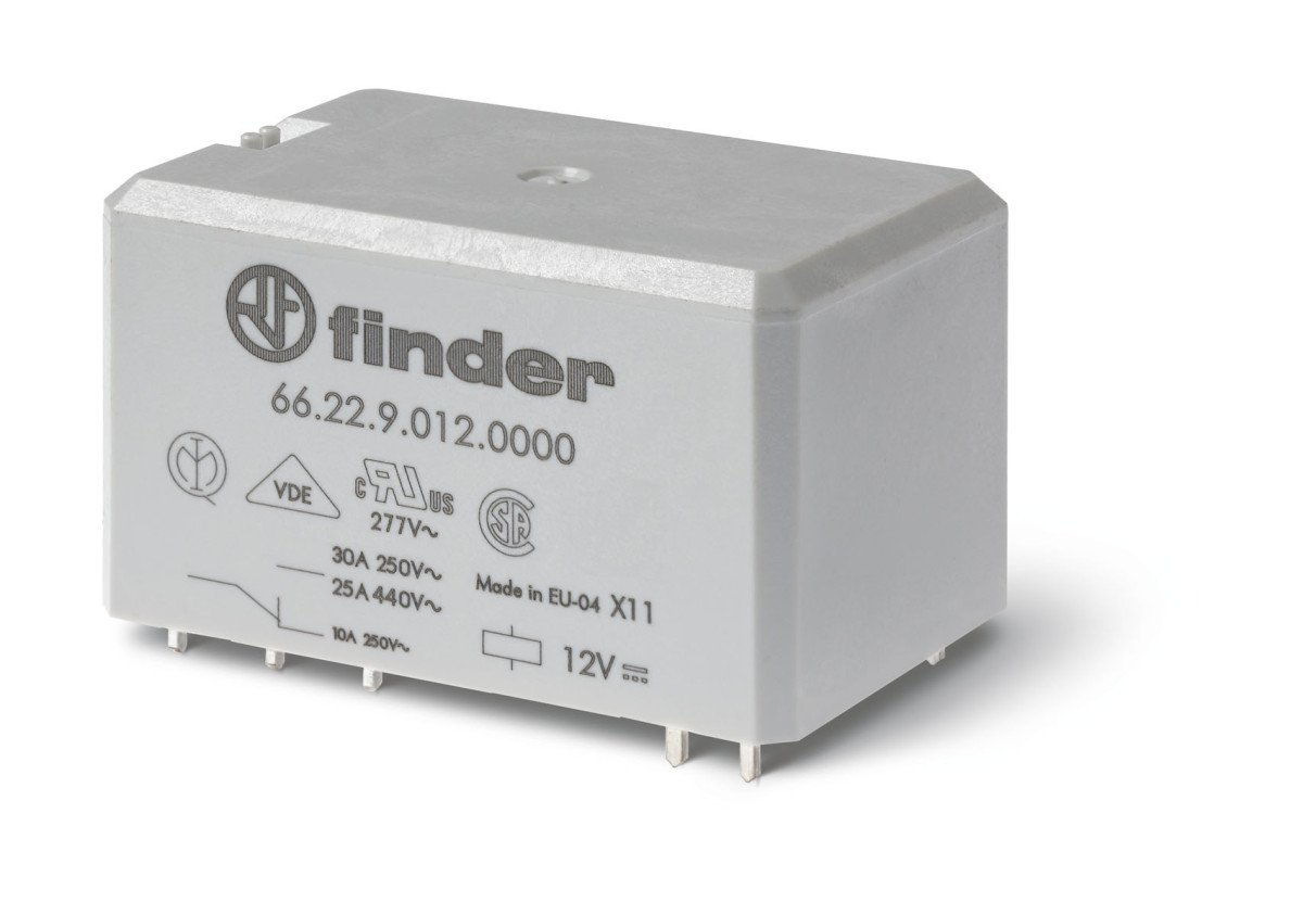 Finder 66 Fin Relais 2W 30a 24VDC