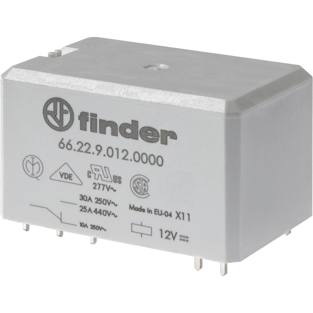 Finder 66 Fin Relais 2W 30a 24VDC