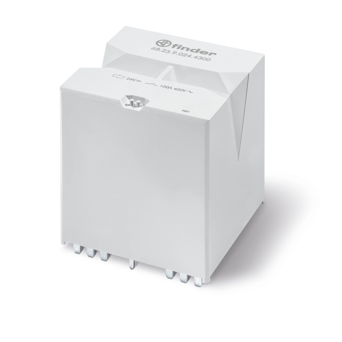 Finder 68 Fin Relais 2M 100a +1V 3a 24VDC