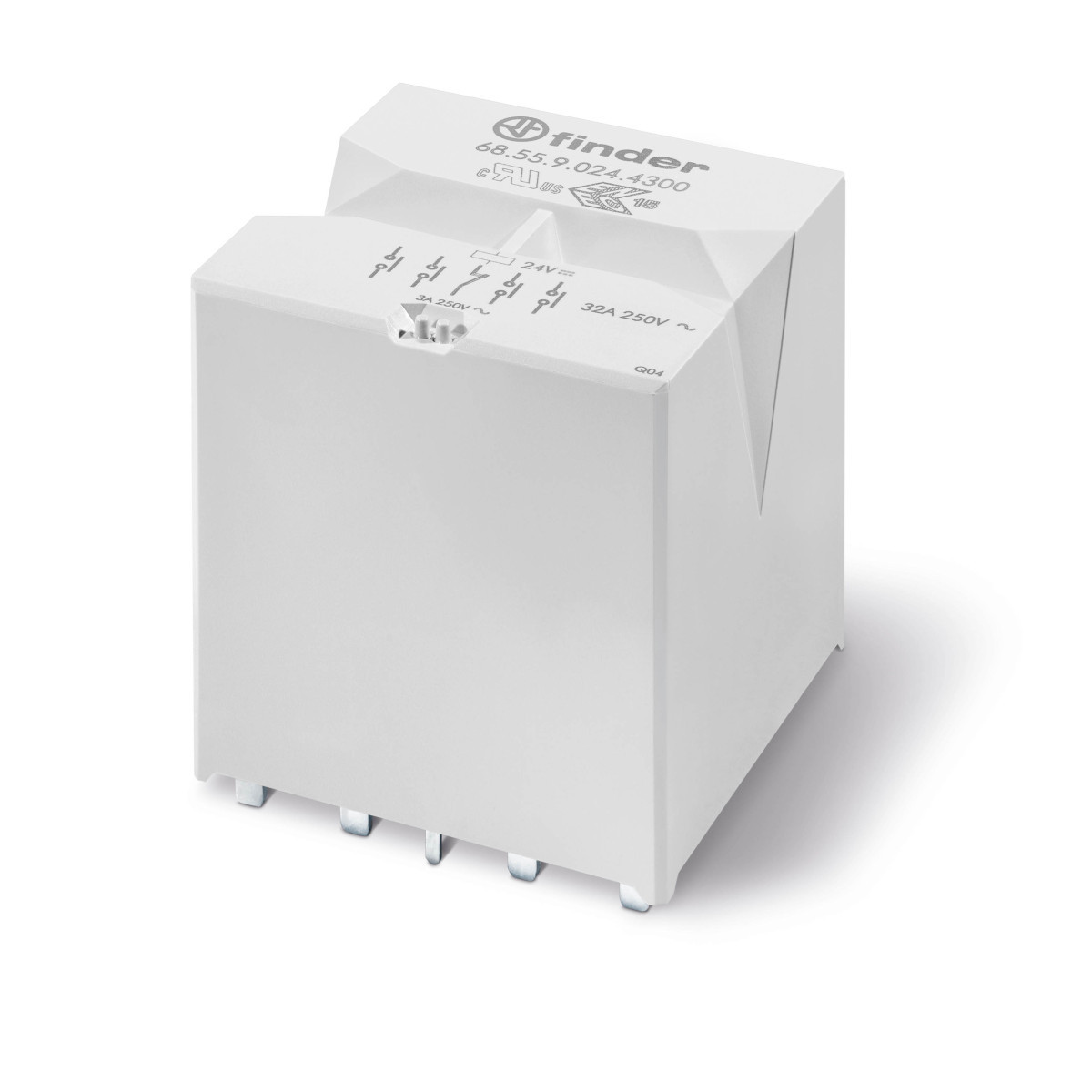 Finder 68 Fin Relais 4M 32a +1V 3a 24VDC