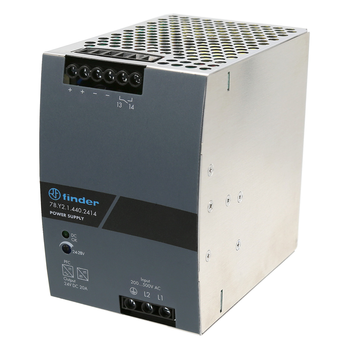 Finder 78 Fin Voeding 20a 24VDC 480W