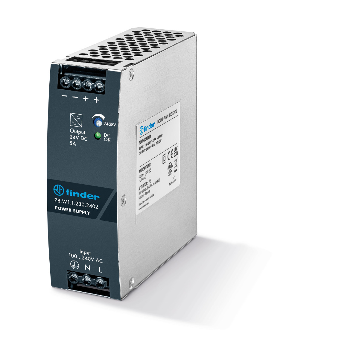 Finder 78 Fin Voeding 5a 24VDC 120W
