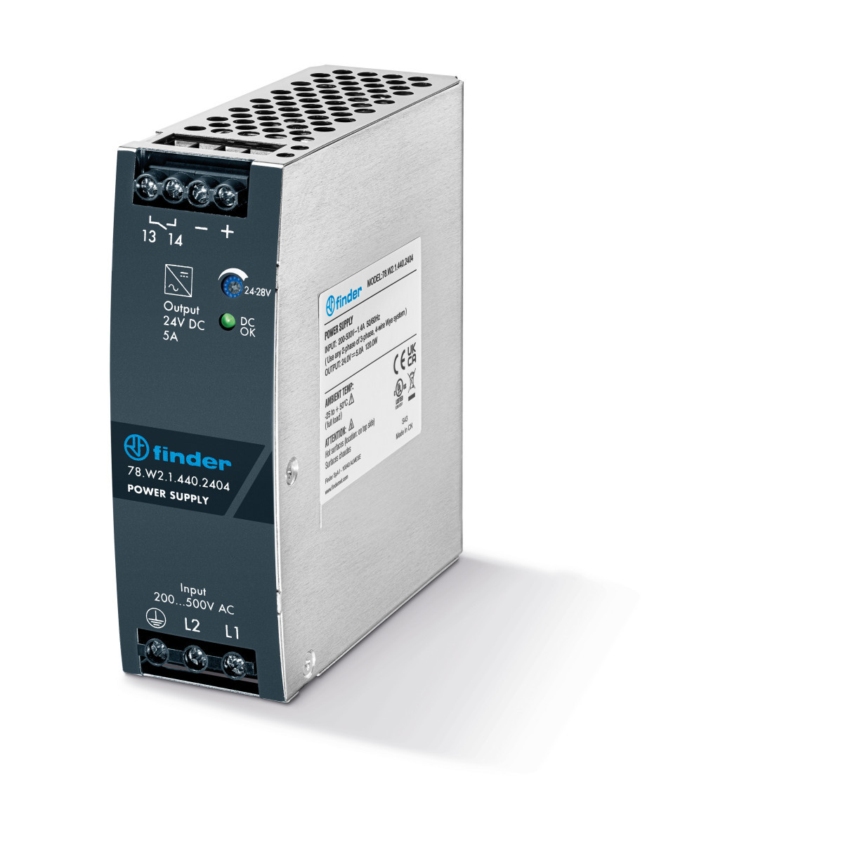 Finder 78 Fin Voeding 5a 24VDC 120W