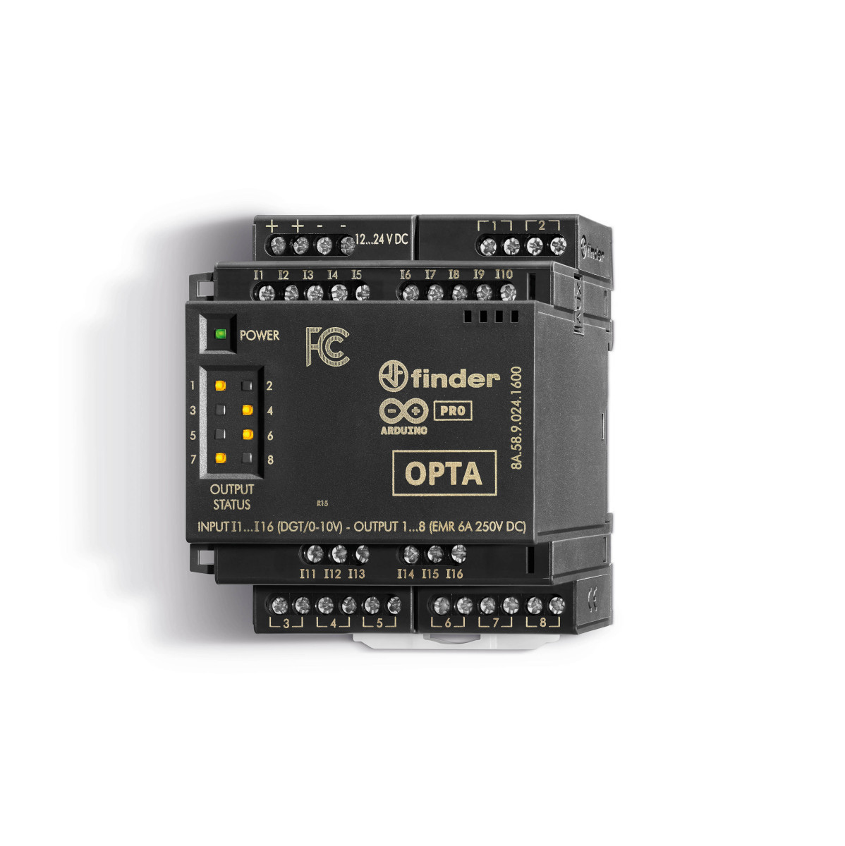 Finder 8A Fin Uitbr. digitaal cod.emr voor 8a.04