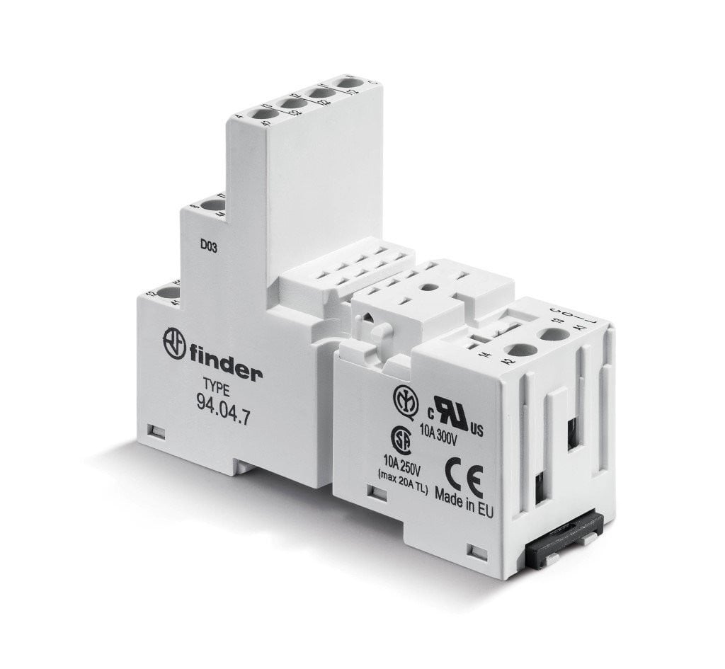 Finder 94 Fin Aansluitvoet voor S.55, S.85