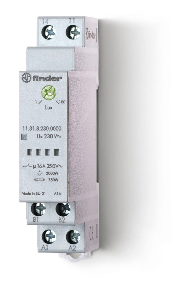 Finder 11 Fin Schemerschak 1M 16a 230vac