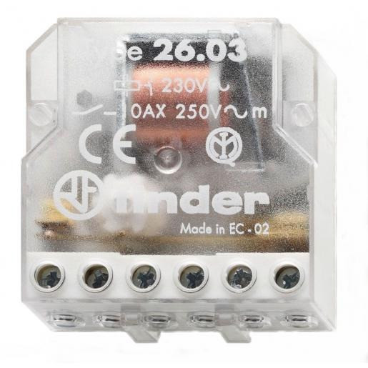 Finder Impulsrelais 1M+1V 10a 48vac