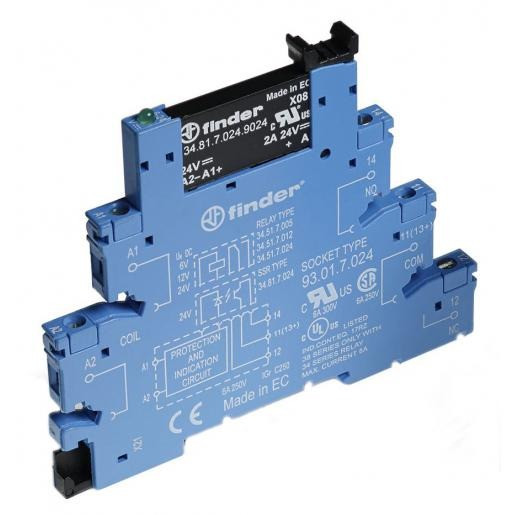 Finder Interf.relais 1M 2a 110-125vuc