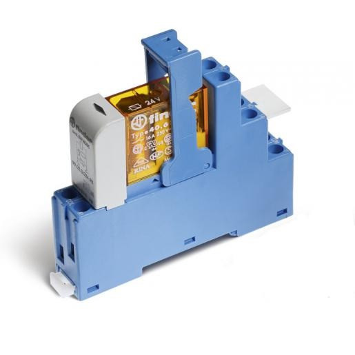 Finder 48 schakelrelais nom.stuurstroomsp.12V ac 1 wiss.cont.