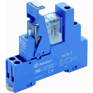 Finder 49 schakelrelais nom.stuurstroomsp.24V ac 1 wiss.cont.