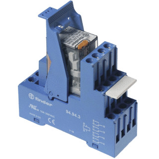 Finder 59 schakelrelais nom.stuurstroomsp.230V ac 2 wiss.cont.