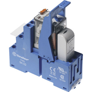 Finder 58 schakelrelais nom.stuurstroomsp.24V ac 2 wiss.cont.