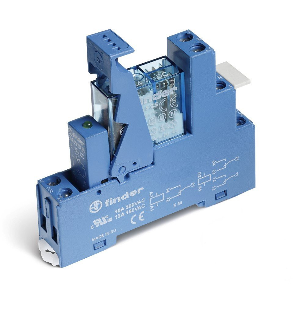 Finder 49 schakelrelais DC 2 wiss.cont.