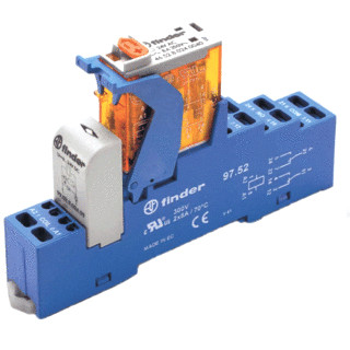 Finder 4C schakelrelais DC 2 wiss.cont.