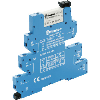 Finder 39 schakelrelais nom.stuurstroomsp.6V ac/DC 1 wiss.cont.