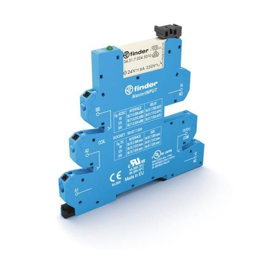 Finder 39 schakelrelais nom.stuurstroomsp.12V ac/DC 1 wiss.cont.