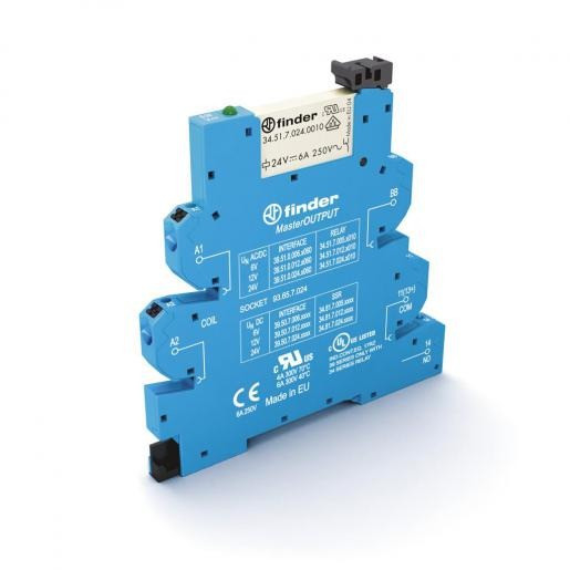 Finder 39 schakelrelais nom.stuurstroomsp.12V ac/DC
