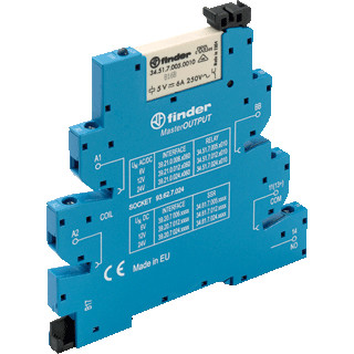 Finder 39 schakelrelais nom.stuurstroomsp.230-240V ac