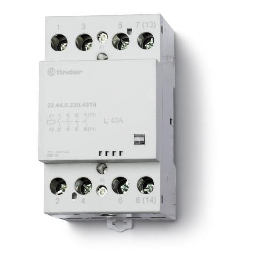 Finder 22 magneetschakelaar ac/DC 11KW 22a ac3 schroefaansluiting 3cont