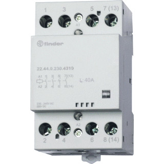 Finder 22 magneetschakelaar ac/DC 11KW 22a ac3 schroefaansluiting