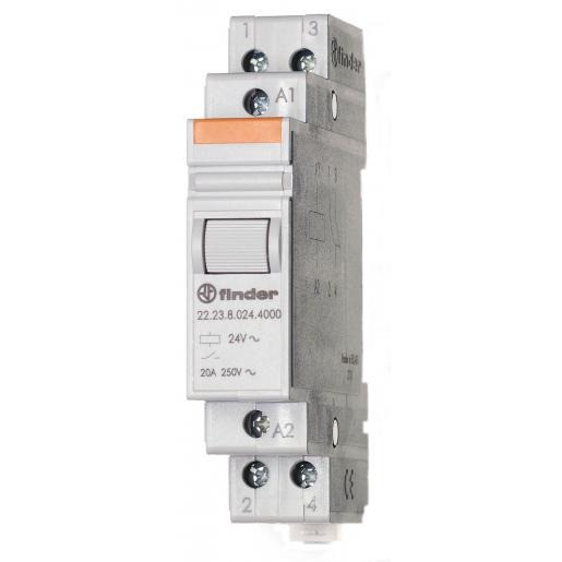 Finder Relais 1M+1V 20a 12vac