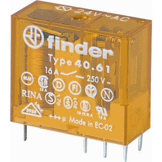 Finder 40 schakelrelais DC 1 wiss.cont.