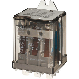 Finder 62 schakelrelais nom.stuurstroomsp.230V ac