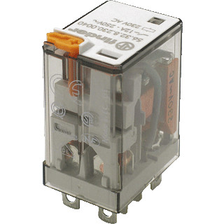 Finder 56 schakelrelais nom.stuurstroomsp.230V ac 2 wiss.cont.