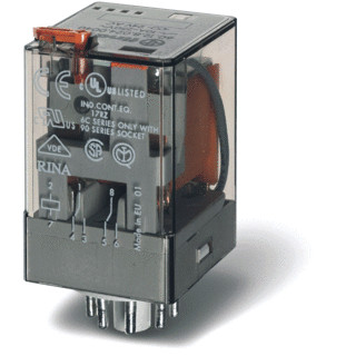 Finder Stroomrelais 0,1a ac 2W 10a