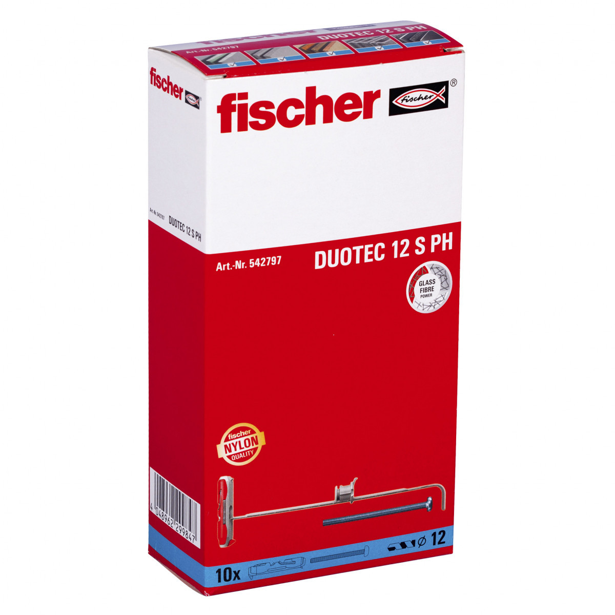 Fischer Hollewandplug fischer DuoTec Duotec 12 S PH M