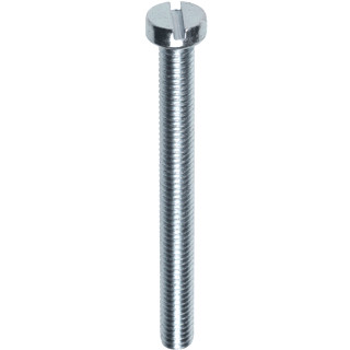 Fischer Metaalschroef Din84 M10X 30 cilinderkop zaagsnede RVS a2, aisi304 Fischer Metaalschroef Din84 M10X 30 cilinderkop zaagsnede RVS a2, aisi304